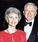 Coach Frank Broyles with his wife Barbara